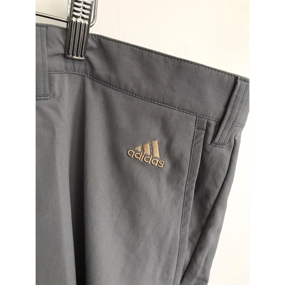 Adidas Performance Golf Shorts Mens Size 50 Moisture Wicking Gray NEW